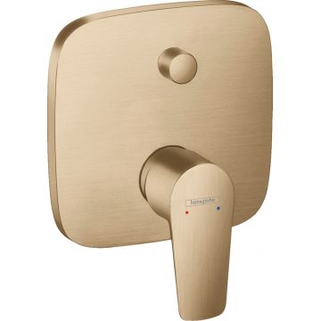Baterie cada - dus Hansgrohe Talis E cu montaj incastrat  necesita corp ingropat  bronz periat