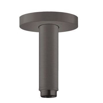 Brat de dus Hansgrohe S cu montare pe tavan  10cm  negru periat