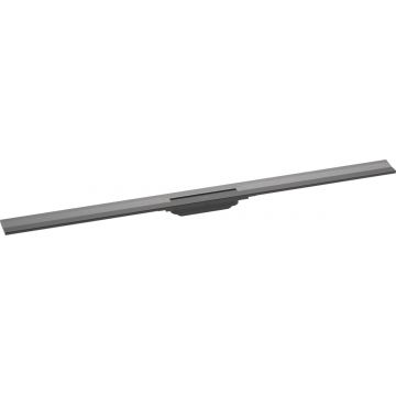 Capac rigola de pardoseala Hansgrohe RainDrain Flex 120cm  montaj la perete  negru periat