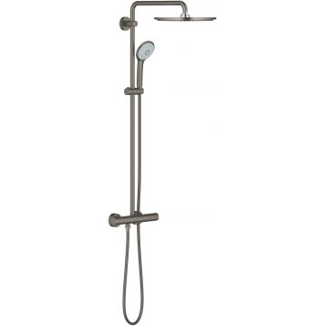 Coloana de dus Grohe Euphoria System 310 cu baterie termostatata  brushed hard graphite