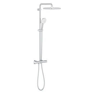 Coloana de dus Grohe Tempesta Cosmopolitan System 250 Cube   baterie termostatata  crom