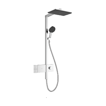 Coloana de dus Hansgrohe Raindance Alive Q 210x340 1jet EcoSmart cu baterie termostatata ShowerSelect Comfort  crom