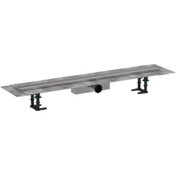 Pachet rigola de pardoseala Hansgrohe RainDrain Compact Complete 900mm  pardoseli minim 63mm  capac inox periat