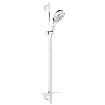 Set de dus Grohe Rainshower SmartActive 150 cu para de dus 3 jeturi  furtun 175cm  bara de dus 90cm si savoniera  9.5 l/min  crom