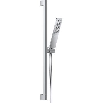 Set de dus Hansgrohe Pulsify E EcoSmart+  cu 1 jet si bara de 0.66 m  crom