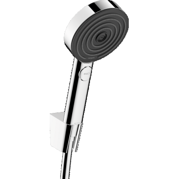 Set de dus Hansgrohe Pulsify Select S 105 3jet Relaxation EcoSmart cu agatatoare si furtun de dus 160cm  crom