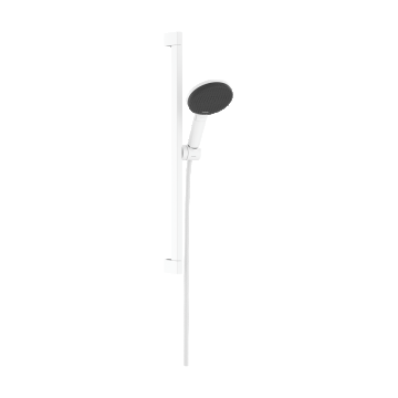 Set de dus Hansgrohe Raindance Alive Select S 125 3jet EcoSmart cu bara Unica E Puro 65cm  alb mat