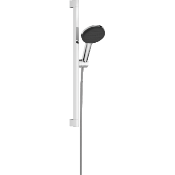 Set de dus Hansgrohe Raindance Alive Select S 125 3jet EcoSmart cu bara Unica E Puro 65cm  crom