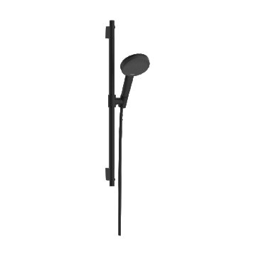 Set de dus Hansgrohe Raindance Alive Select S 125 3jet EcoSmart cu bara Unica S Puro 65cm  negru mat