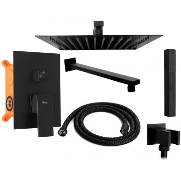 Set de dus incastrabil Rea Fenix, negru mat