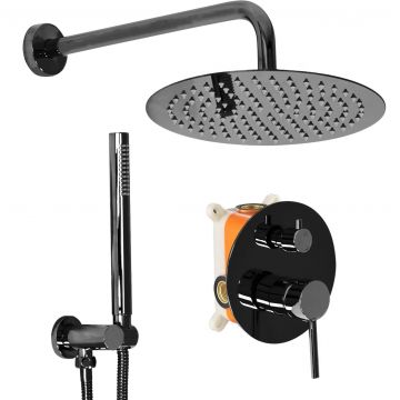 Set de dus incastrat Rea Lungo + Box, negru lucios