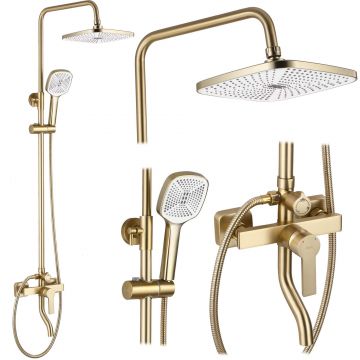 Set de dus Rea Argus, auriu mat