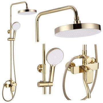 Set de dus Rea Bloom, auriu lucios