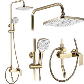 Set de dus Rea Storm, auriu lucios