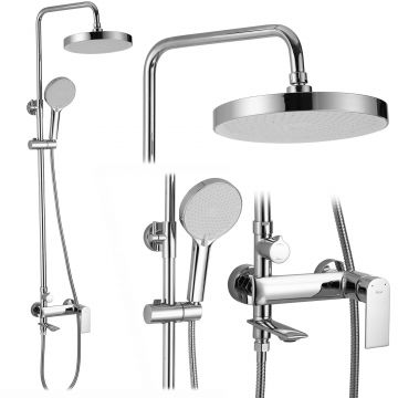 Set de dus Rea Veneta, argintiu lucios