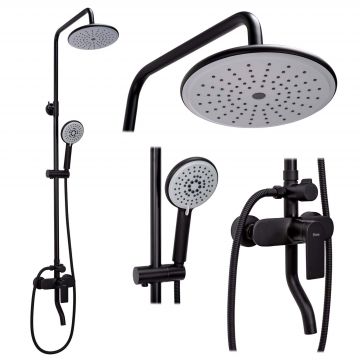 Set de dus Rea Verso, negru mat