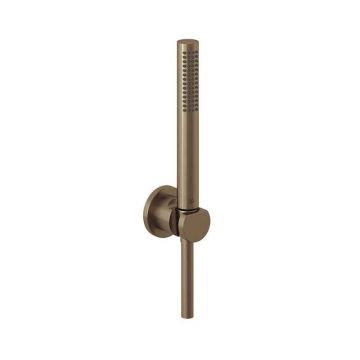 Set dus Kludi, Nova Fonte, cu pară de duș, suport și furtun 125 cm, brushed bronz