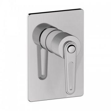 Baterie cada / dus incastrata Daniel Rubinetterie Brooklyn crom, cu corp incastrat - Culoare Crom