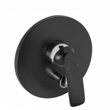 Baterie cada / dus incastrata Kludi Balance, negru - Culoare Negru