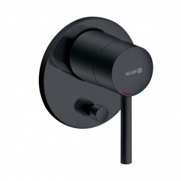 Baterie cada / dus incastrata Kludi Bozz, negru - Culoare Negru