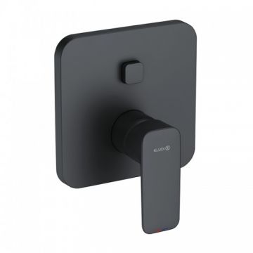 Baterie cada / dus incastrata Kludi Pure&Style, negru - Culoare Negru