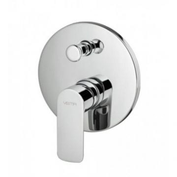 Baterie cada / dus incastrata Vema Slate - Culoare Crom