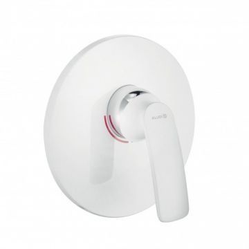 Baterie dus incastrata Kludi Balance, alb - Culoare Alb pal