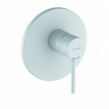 Baterie dus incastrata Kludi Bozz, alb - Culoare Alb pal