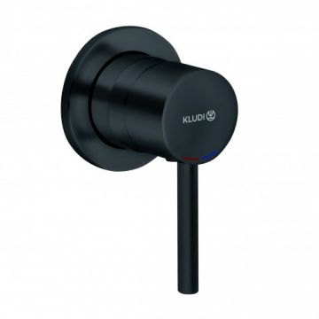 Baterie dus incastrata Kludi Bozz, negru - Culoare Negru