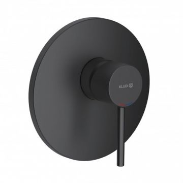 Baterie dus incastrata Kludi Bozz, negru - Culoare Negru