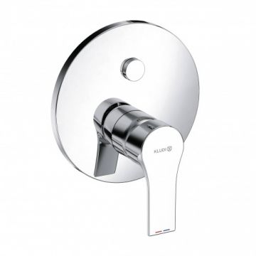 Baterie dus incastrata Kludi Zenta SL, cu buton comutare - Culoare Crom