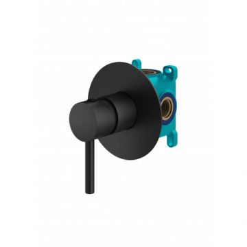 Baterie dus incastrata Mariner Rubinetterie Logica, negru, cu kit montare - Culoare Negru