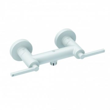 Baterie dus Kludi Nova Fonte, alb - Culoare Alb pal