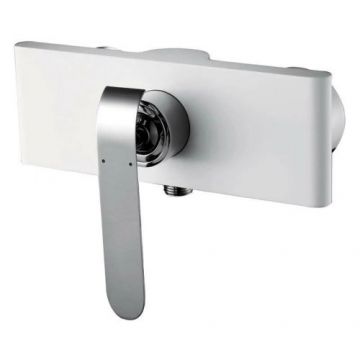 Baterie dus Wellis Rundo - Culoare Alb pal