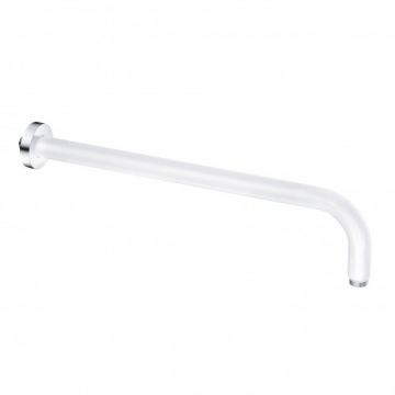 Brat de dus Kludi A-QA, rotunjit, alb-crom