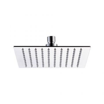 Cap fix dus Daniel Rubinetterie ultra subtire 25 cm, patrat, crom