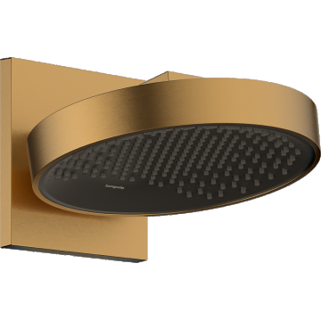 Palarie de dus Hansgrohe Rainfinity 250 1jet EcoSmart cu placa de conectare la perete  bronz periat