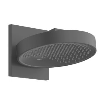 Palarie de dus Hansgrohe Rainfinity 250 1jet EcoSmart cu placa de conectare la perete  negru periat