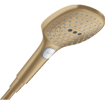Para de dus Hansgrohe Raindance Select E 120 3jet PowderRain EcoSmart+ bronz periat Para de dus Hansgrohe Raindance Select E 120 3jet PowderRain EcoSmart+ bronz periat