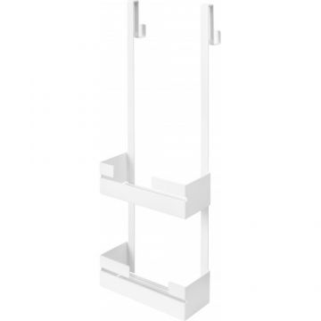 Raft pentru cabina dus Deante Mokko, Model C - Culoare Alb pal