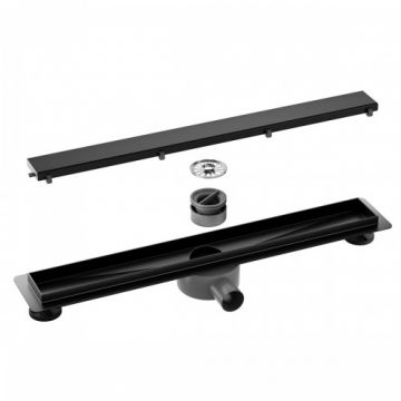 Rigola de dus W-Drain Onyx Flat 70