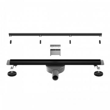 Rigola de dus Wellis W-Drain Onyx Slim 70