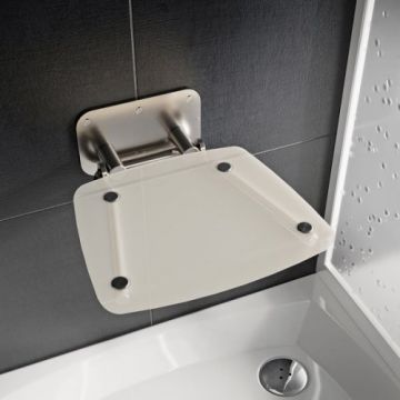 Scaunel dus Ravak Ovo B II transparent, opal, portocaliu - Culoare opal