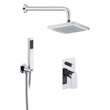 Set de dus cu baterie incastrata Daniel Rubinetterie Ambition crom - Culoare Crom