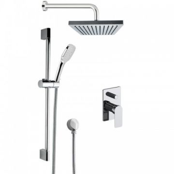 Set de dus cu baterie incastrata Daniel Rubinetterie Ambition crom - Culoare Crom