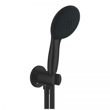 Set de dus Grohe Tempesta 110 II cu para cu 2 jeturi  agatatoare cu conector FixFit si furtun 150cm  matte black
