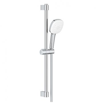 Set de dus Grohe Tempesta Cube 110 II cu para SmartSwitch cu 2 jeturi  furtun 175 si bara 60cm  crom