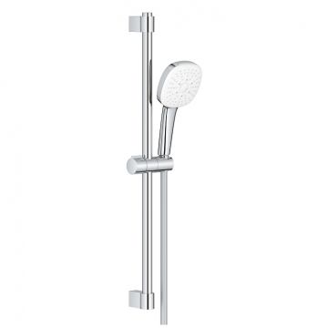 Set de dus Grohe Tempesta Cube 110 III cu para de dus 3 jeturi  furtun si bara 60cm  crom