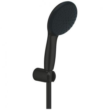 Set de dus Grohe Vitalio Start 110 cu para de dus 2 jet si furtun 175cm  si agatatoare fixa  matte black