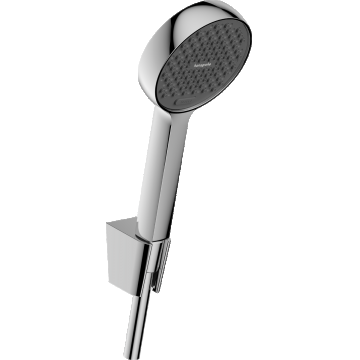 Set de dus Hansgrohe Activera Select S 95 2jet EcoSmart cu agatatoare si furtun 160cm crom